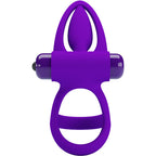 PRETTY LOVE – Vibrating ring with clitoral stimulator, 10 modes