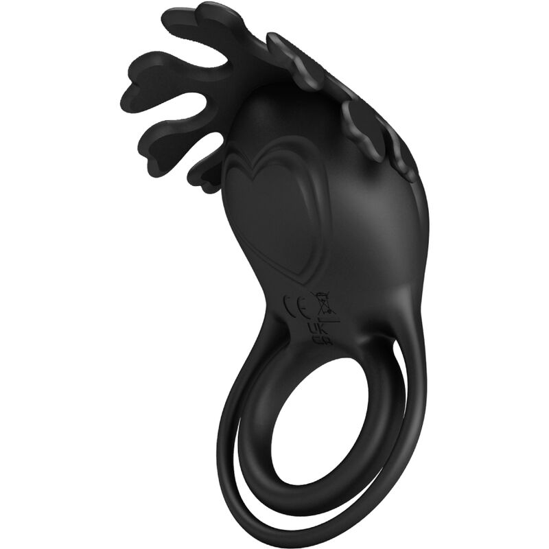 PRETTY LOVE – Ruben Vibrationsring, 7 Modi, Schwarz