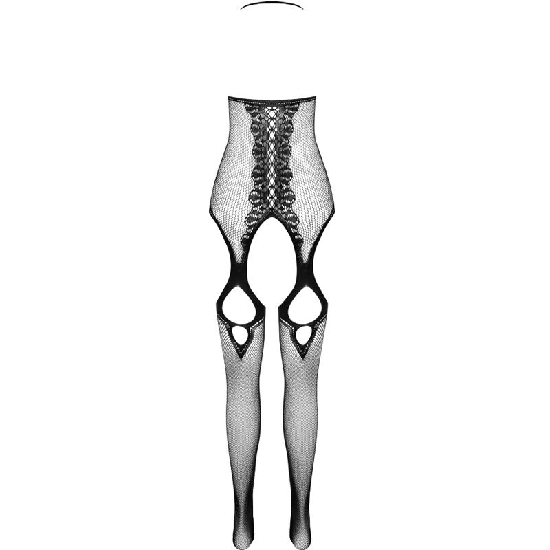 Passion Eco Collection BS013 – Bodystocking aus recyceltem Material, Schwarz