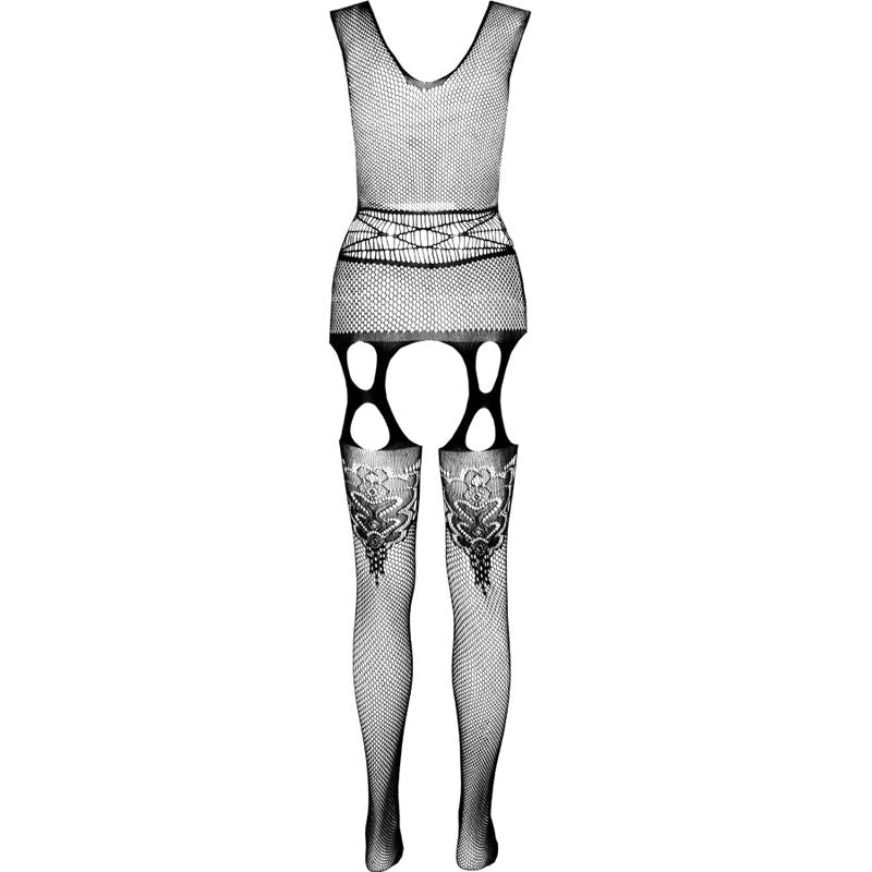 Passion Eco Collection BS014 – Bodystocking aus recyceltem Material, Schwarz