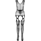 Passion Eco Collection BS014 – Bodystocking aus recyceltem Material, Schwarz