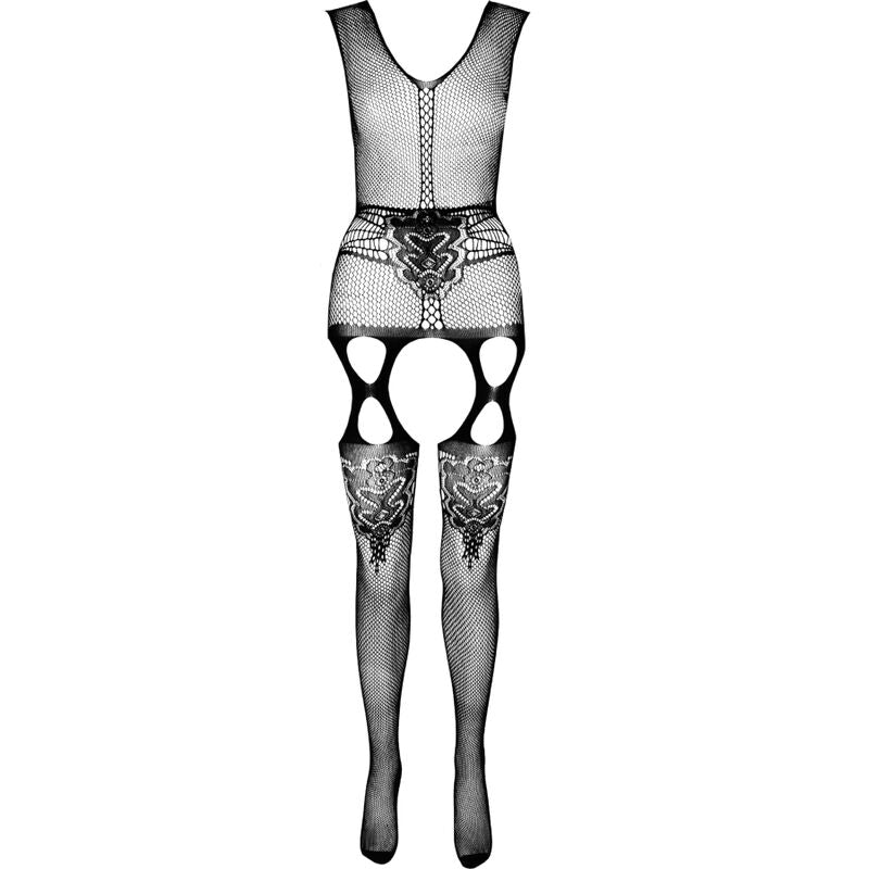 Passion Eco Collection BS014 – Bodystocking aus recyceltem Material, Schwarz