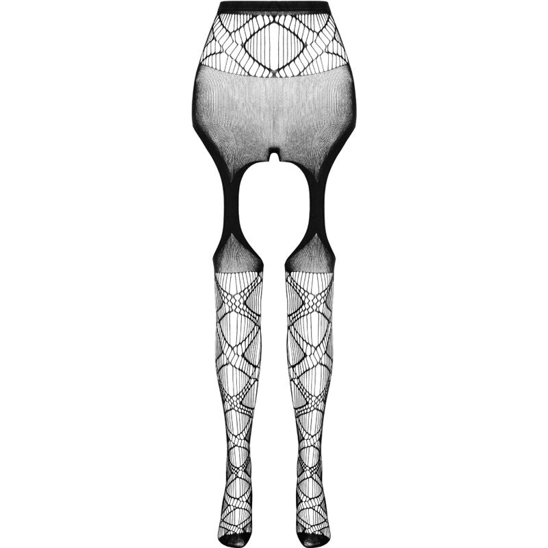 PASSION Eco Collection – Bodystocking ECO S005, weiss