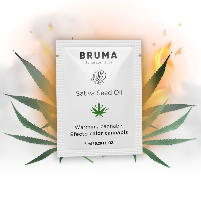BRUMA – SATIVA SEED OIL SLIDING GEL WARMING CANNABIS FLAVOR ML