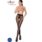 PASSION Tiopen 018 – Strumpfhose halbtransparent, 20 DEN, schwarz
