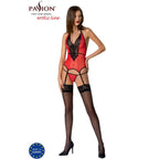 PASSION WOMAN Peonia – Korsett, Erotische Linie, Rot