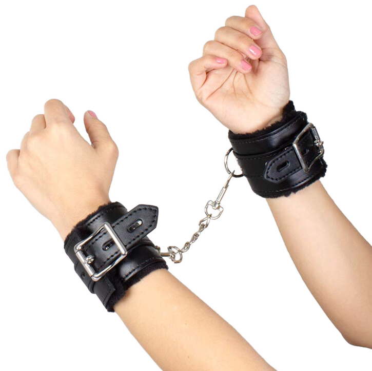 SECRETPLAY – Bondage-Handschellen in Schwarz, BDSM-Kollektion