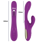 INTENSE Apolo – Multifunktionsvibrator mit oszillierender Zunge, lila