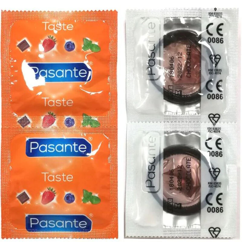 PASANTE – PRÉSERVATIFS SAVEUR SAC 144 UNITÉS