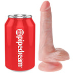 KING COCK – PÉNIS RÉALISTE AVEC BOULES 13.5 CM LÉGÈRES
