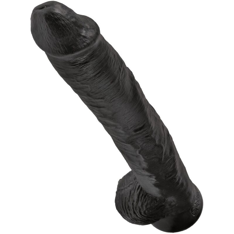 KING COCK – PENE REALISTICO CON SFERE 30.5 CM NERO