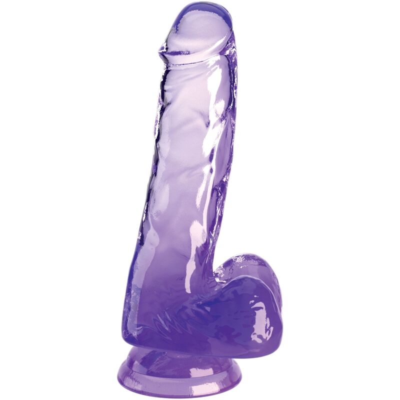 KING COCK Clear – Dildo realistico con testicoli