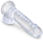 KING COCK Clear – Realistischer Dildo mit Hoden