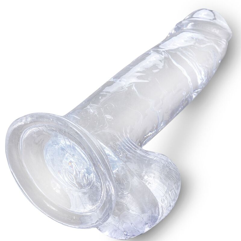 KING COCK Clear – Realistischer Dildo mit Hoden