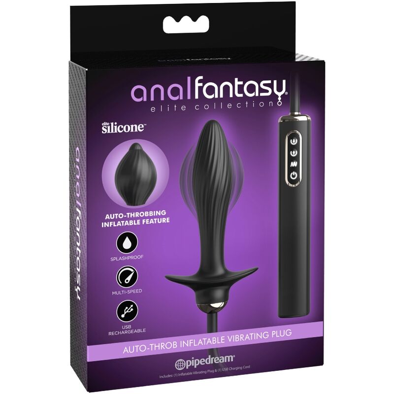 ANAL FANTASY ELITE COLLECTION – PLUG GONFIABILE E VIBRATORE AUTO-THROB