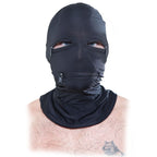 FETISH FANTASY SERIES – CAPUCHE AVEC FERMETURE ÉCLAIR NOIRE