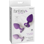 FANTASY FOR HER – VIOLET ANAL PLUG SET 3