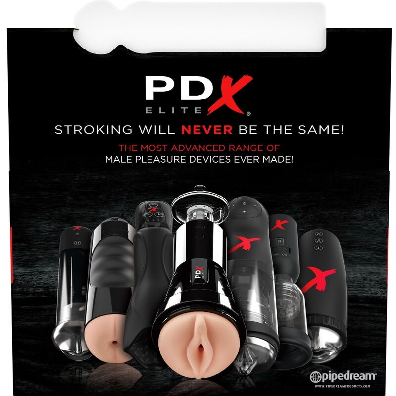 PDX Elite Stroker-Set – 12 vibrierende Einweg-Stroker, Vagina, Anal und Oral