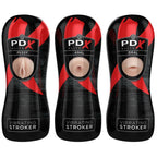 PDX Elite Stroker-Set – 12 vibrierende Einweg-Stroker, Vagina, Anal und Oral