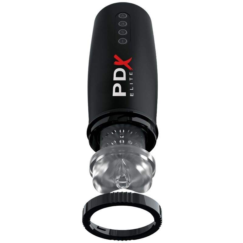 PDX Elite Moto-Bator 2 – Wiederaufladbarer Stroker mit Saug-, Vibrations- und Stossfunktion