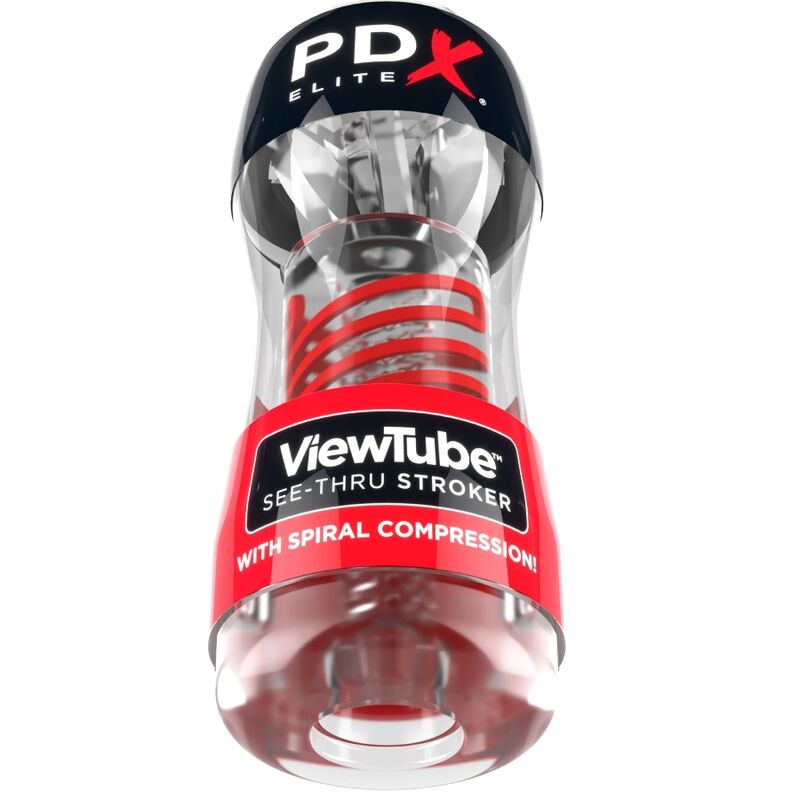 PDX ELITE – STROKER VIEWTUBE 2 COMPRESSIONE SPIRALE TRASPARENTE