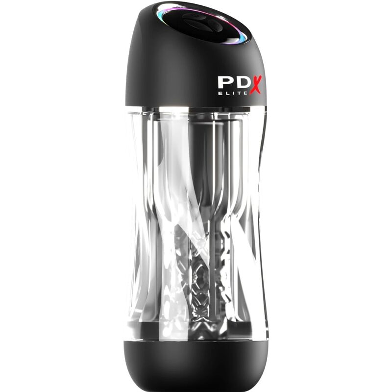 PDX ELITE – VIBRATORE STROKER VIEWTUBE PRO TRASPARENTE