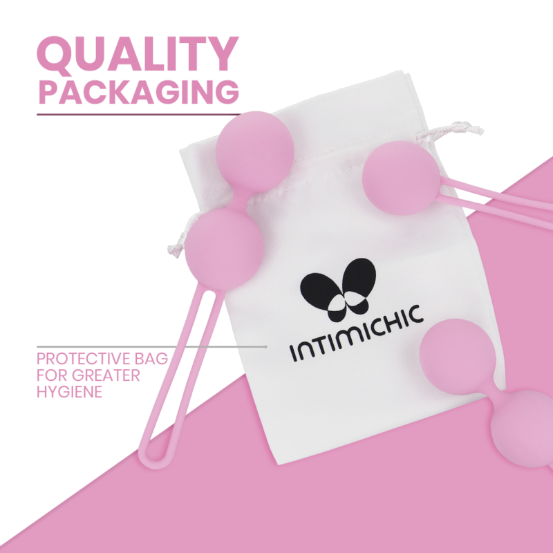 INTIMICHIC Pelvis Health II – Beckenbodentrainer-Set mit 3 Kegelkugeln