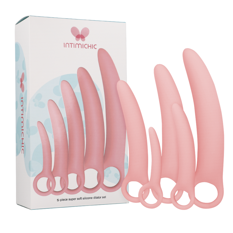 INTIMICHIC Silikon-Dilatator-Set – 5-teilig zur schrittweisen Vaginaldehnung