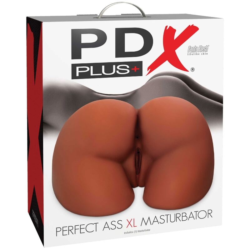 PDX PLUS – PERFECT ASS XL DOUBLE ENTRY BROWN MASTURBATOR