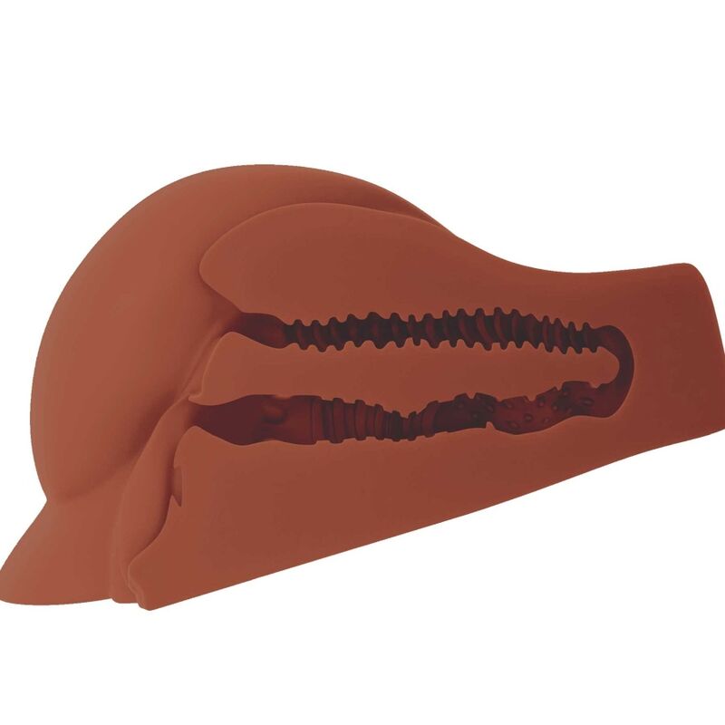 PDX PLUS – PERFECT ASS XL DOUBLE ENTRY BROWN MASTURBATOR