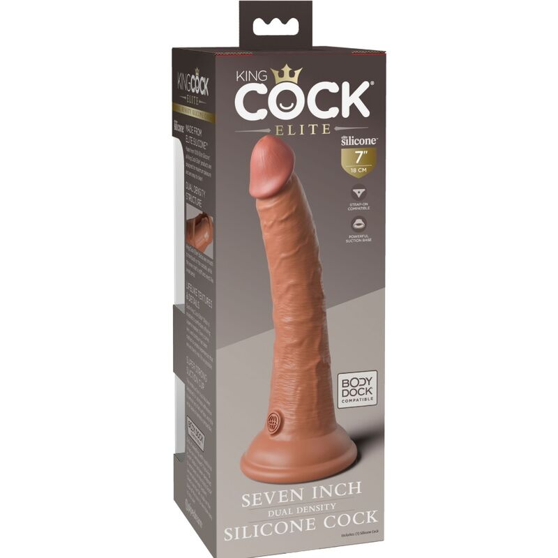 KING COCK – ELITE REALISTIC SILICONE DILDO CM