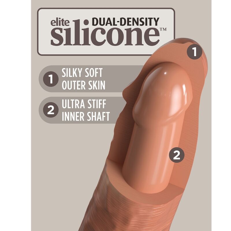 KING COCK – ELITE REALISTIC SILICONE DILDO CM
