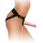 KING COCK Elite – Verstellbares Gurt-Set mit Dildo für Anfänger, 15,2 cm