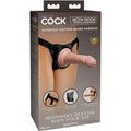 KING COCK Elite – Verstellbares Gurt-Set mit Dildo für Anfänger, 15,2 cm