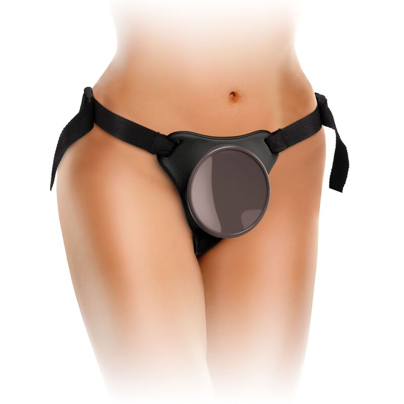 KING COCK – ELITE HARNAIS RÉGLABLE CONFORTABLE AVEC GODE 17.8 CM