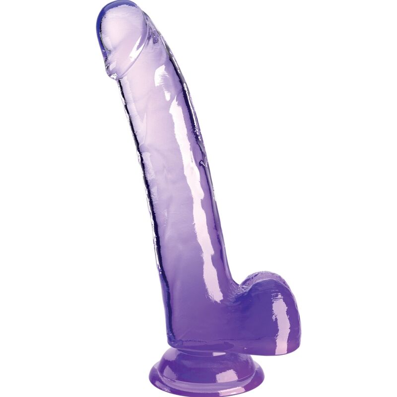 KING COCK Clear – Dildo liscio con testicoli