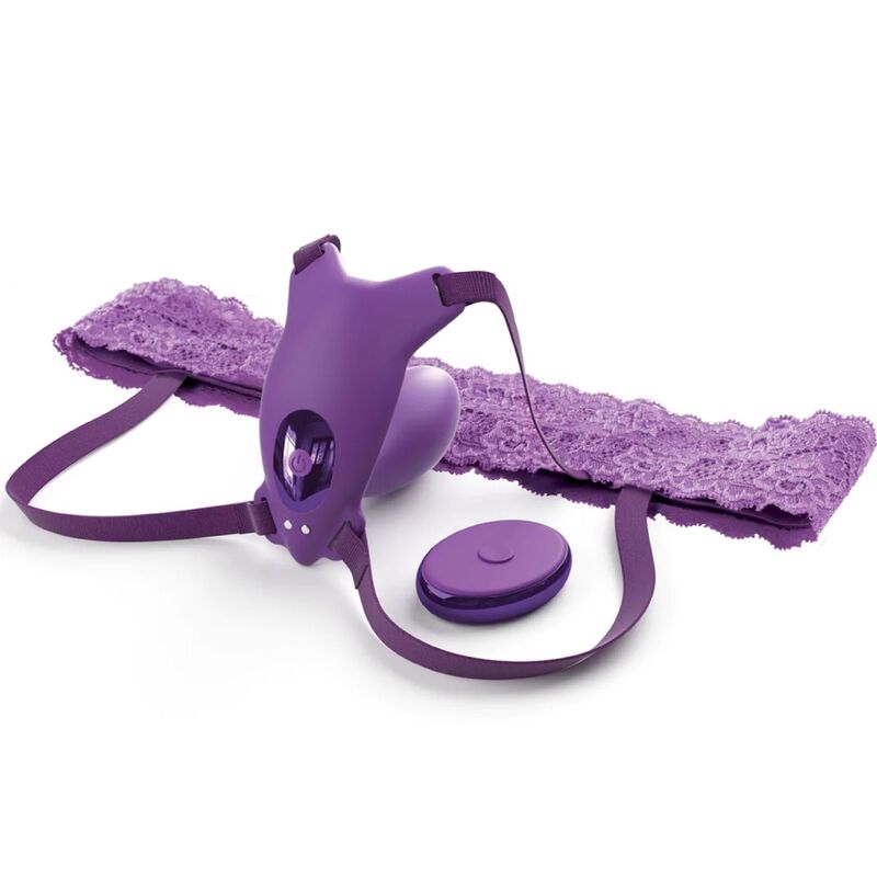 FANTASY FOR HER – Ultimate G-Spot Butterfly Strap-On mit violetter Fernbedienung