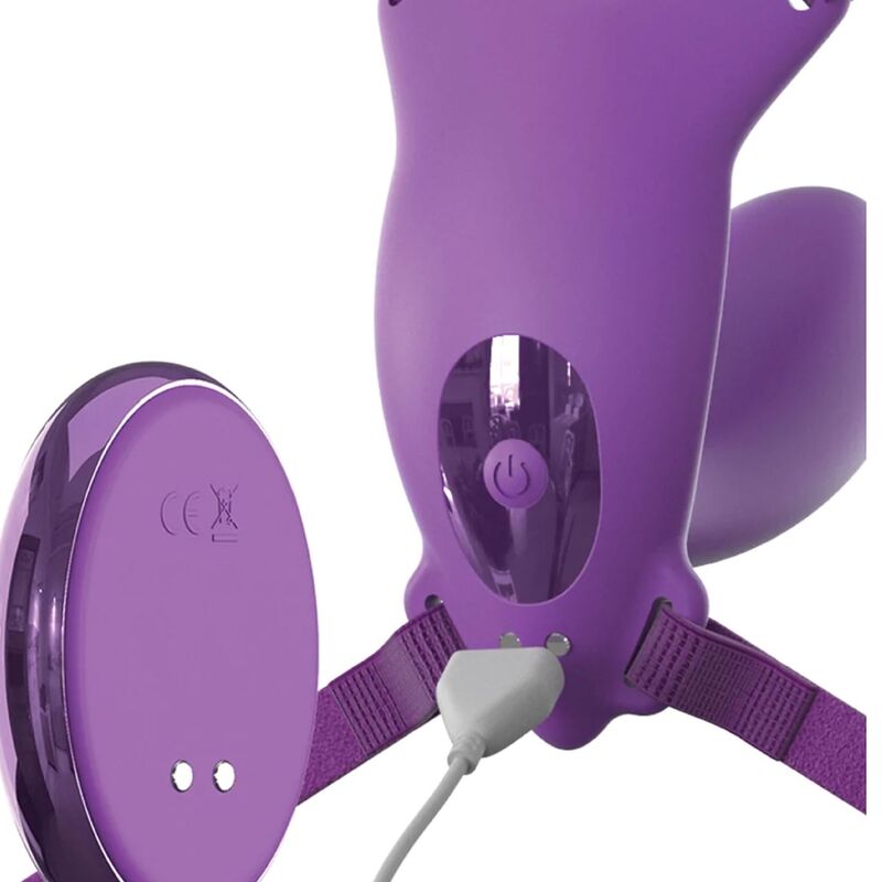 FANTASY FOR HER – Ultimate G-Spot Butterfly Strap-On mit violetter Fernbedienung
