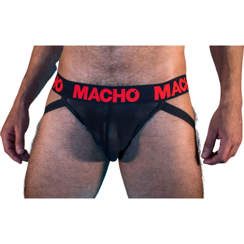 MACHO – MX26X2 JOCK BLACK/RED