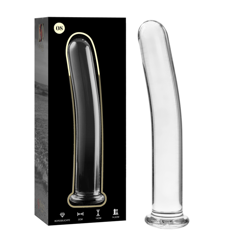 NEBULA SERIES BY IBIZA – Modell 8 Dildo aus Borosilikatglas, 14,5 cm, Ø 2 cm