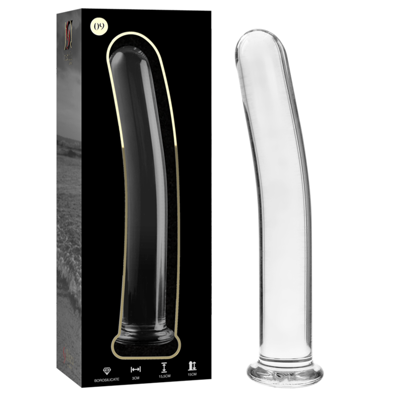 NEBULA SERIES BY IBIZA – MODEL 9 DILDO BOROSILICATE GLASS 15.5 CM -O- 2.5 CM