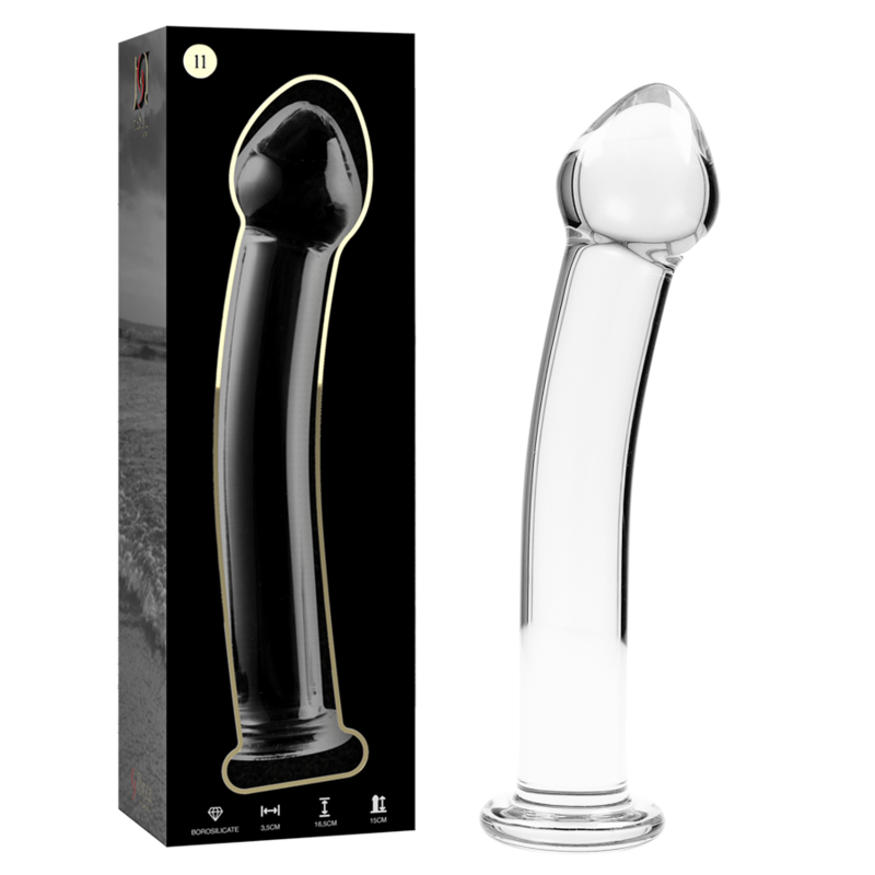 NEBULA SERIES BY IBIZA – Modell 11 Dildo aus Borosilikatglas, 16 cm, Ø 3 cm