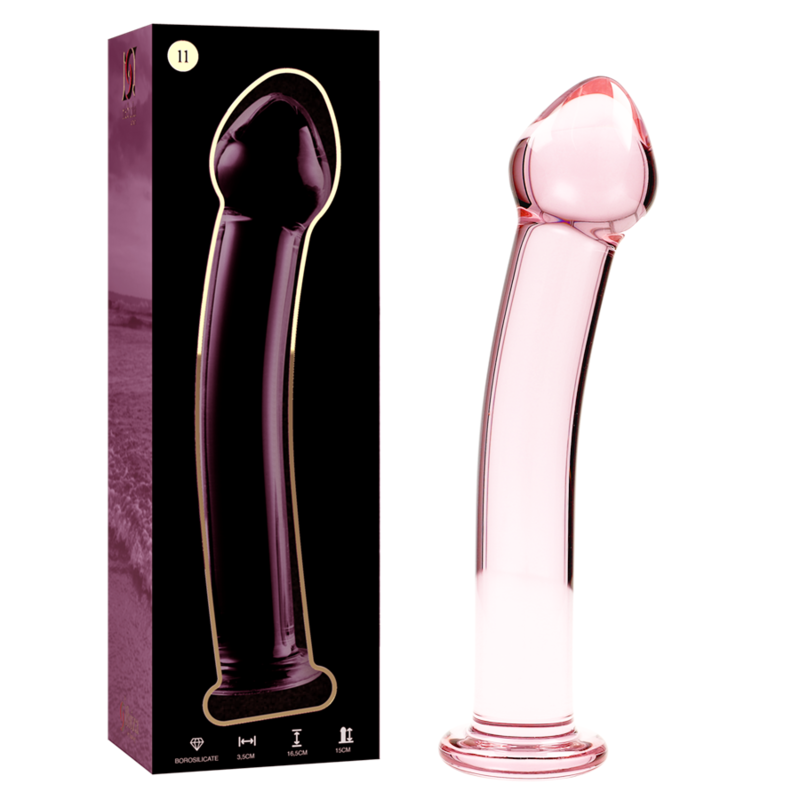 NEBULA SERIES BY IBIZA – Modell 11 Dildo aus Borosilikatglas, 16 cm, Ø 3 cm