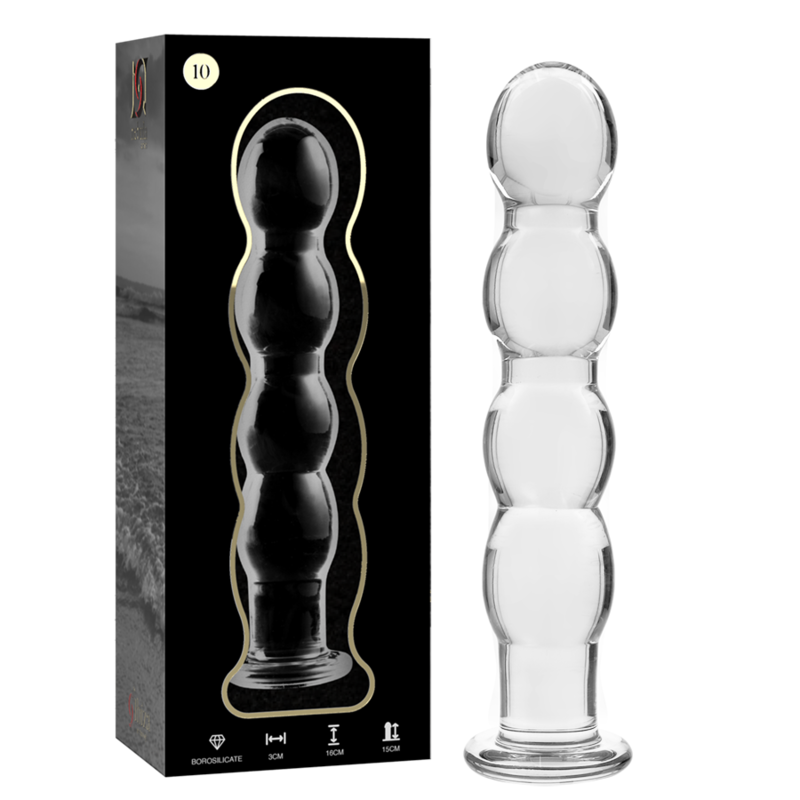 NEBULA SERIES BY IBIZA – Modell 10 Dildo aus Borosilikatglas, 16,5 x 3,5 cm