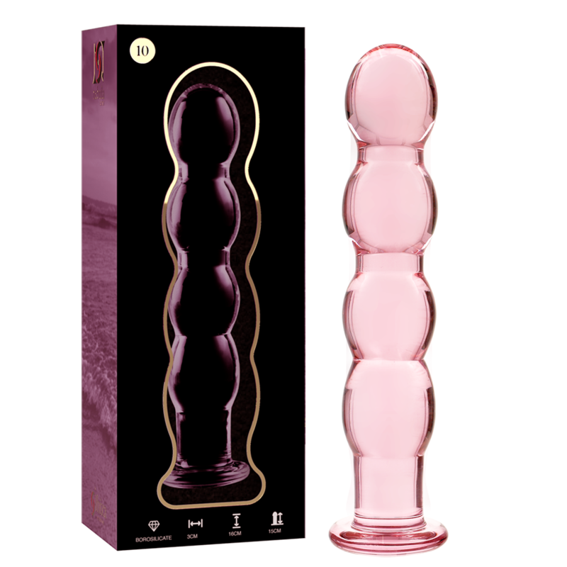 NEBULA SERIES BY IBIZA – Modell 10 Dildo aus Borosilikatglas, 16,5 x 3,5 cm