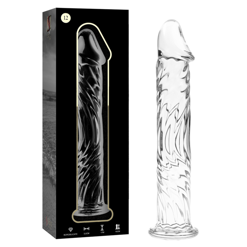 NEBULA SERIES BY IBIZA – Modell 12 Dildo aus Borosilikatglas, 17 x 3,5 cm