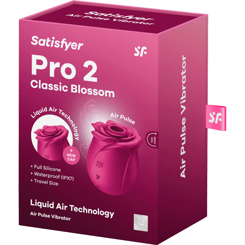 SATISFYER – AIR PULSE VIBRATEUR FLEUR CLASSIQUE PRO 2