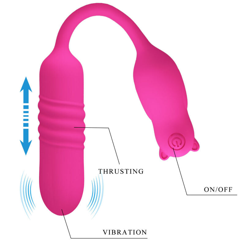 PRETTY LOVE – Nobikuma Bullet-Vibrator, 3+3 Modi, Rosa