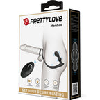 PRETTY LOVE Marshall – Penisring mit vibrierendem Analplug und Fernbedienung