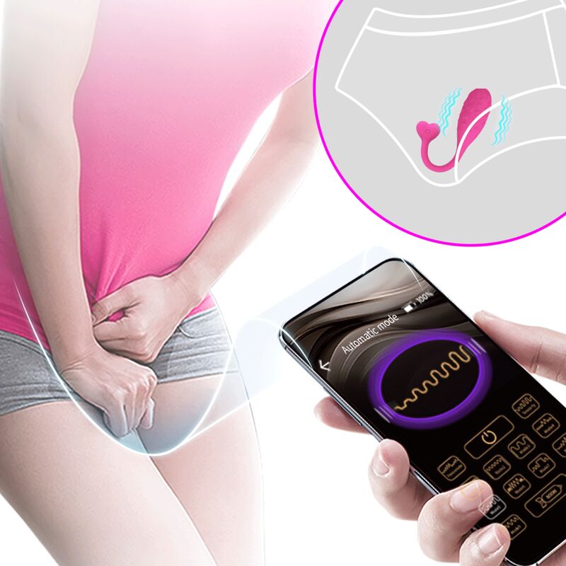 PRETTY LOVE – APP CONTROLLED PINK FISHER VIBRATING EGG